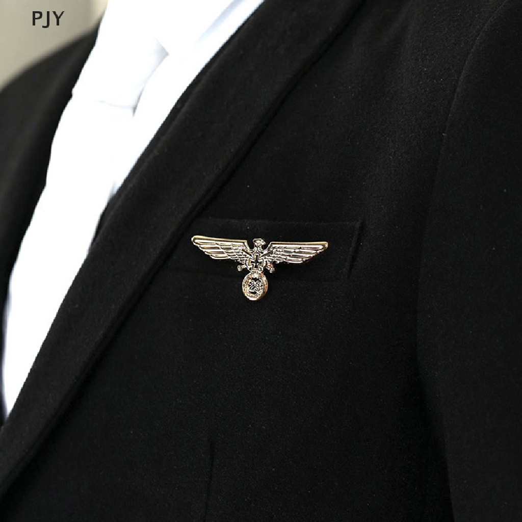 PJY Ermany World War II Golden Eagle Military Brooches Pin Badge ...