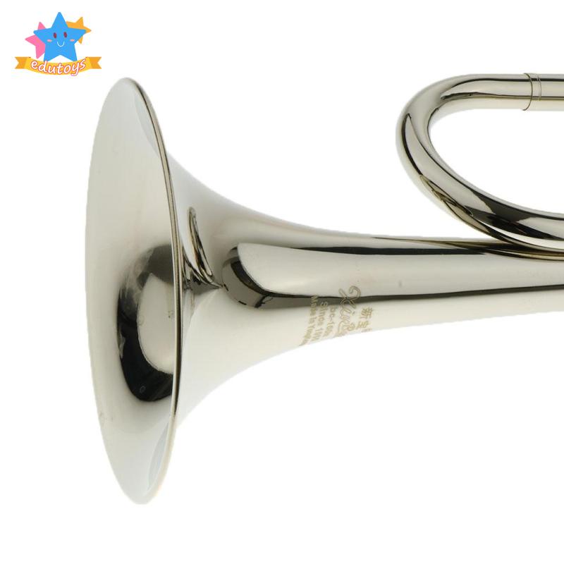 Edstars] Retro Cavalry Trumpet Bugle Color Brass Instrument