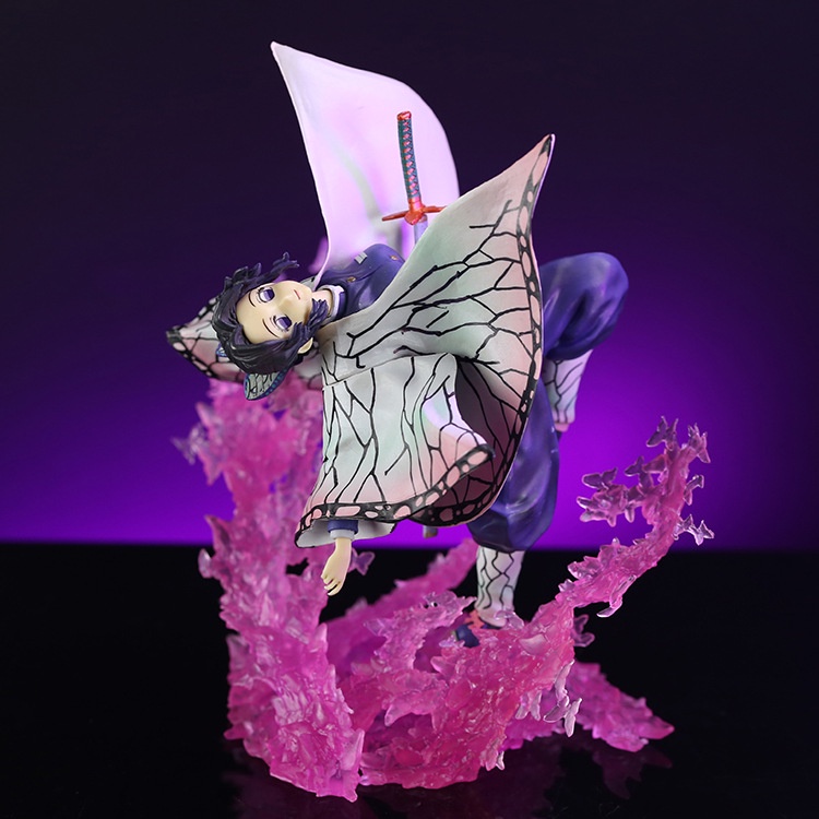 PS1 Demon Slayer Kochou Shinobu Kanroji Mitsuri Action Figure Fight ...