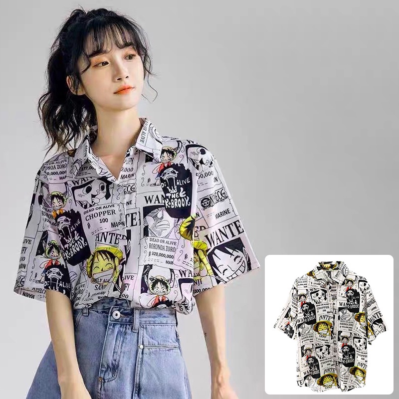 Shirt Women's Design Sense Short-sleeved Summer Thin Loose Cartoon ...