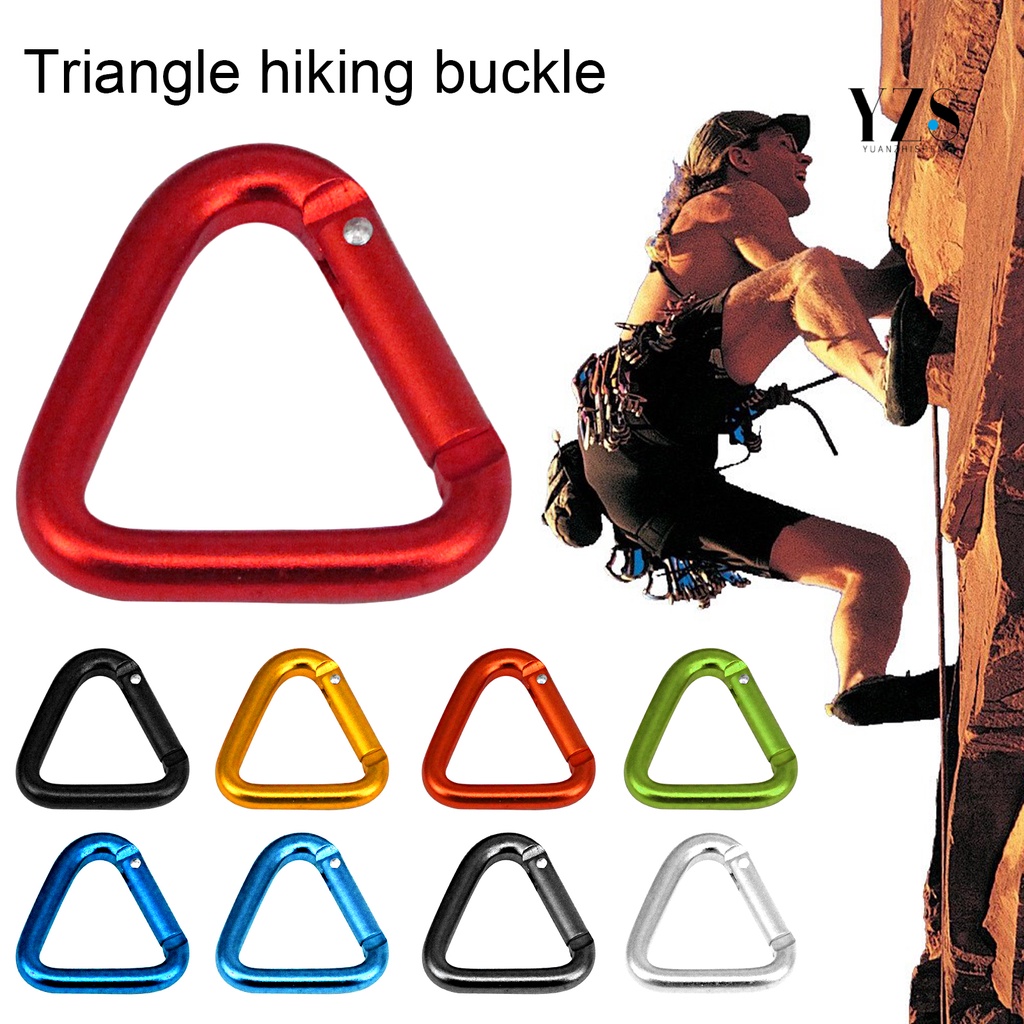 YSTriangle Carabiner Auto Locking Rustproof Portable Mini Indeformable