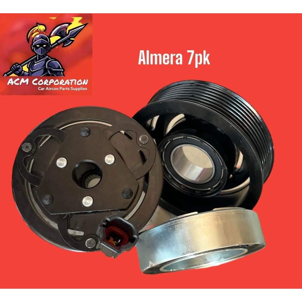 Nissan Almera 7pk Pulley Assembly Car Auto Aircon hub clutch