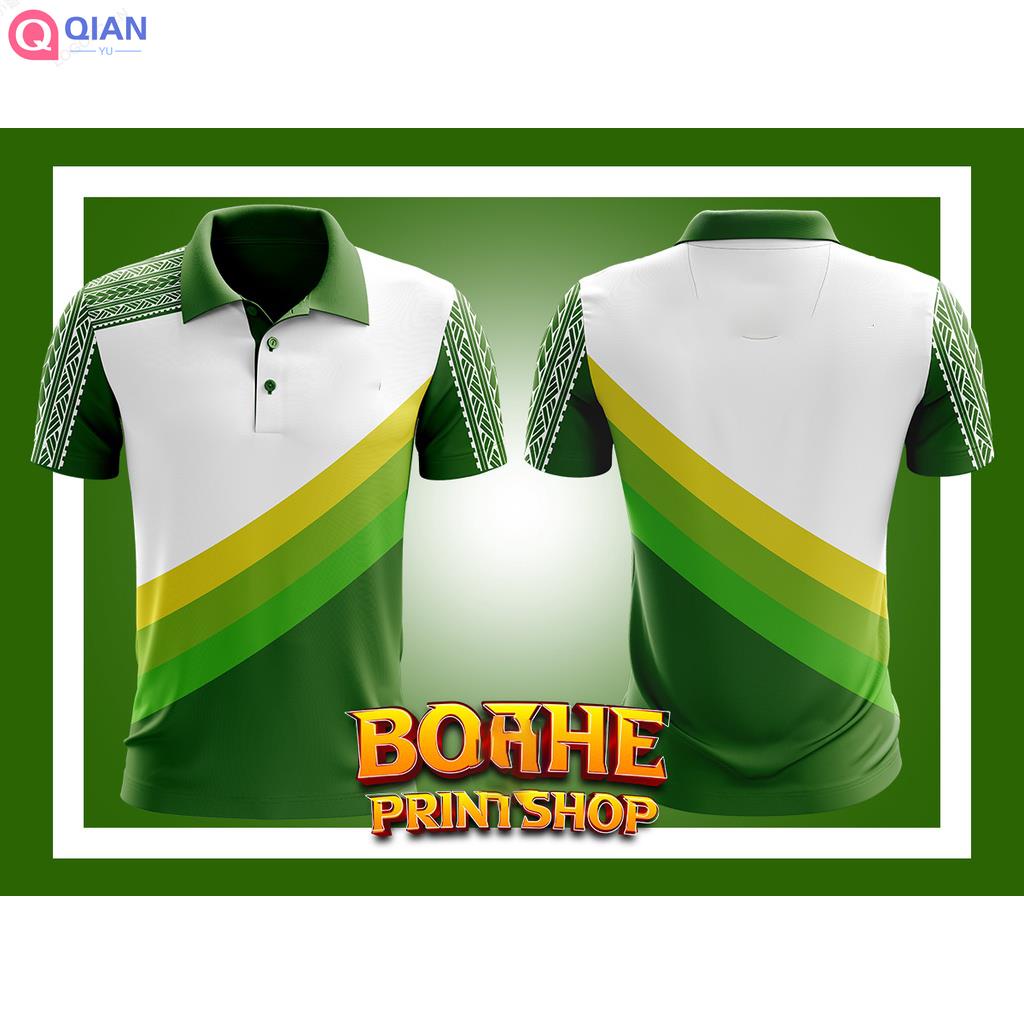 Free Custom Qianyu Full Sublimation Polo Shirt Code With Logo Shopee Philippines 