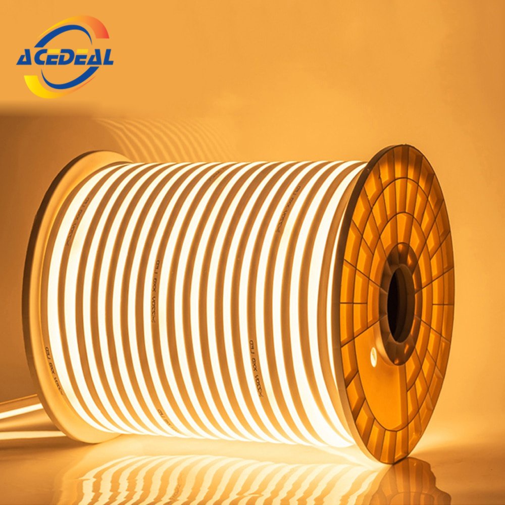 AceDeal 5/10/15/20 Meters Flex Neon Light 220V LED Strip Light 2835 ...