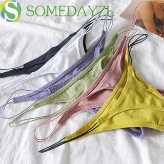 Thin Strappy Women Thongs and G Strings Plus Size Low Rise