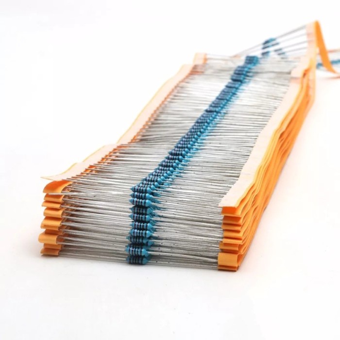 Resistor 1/4 Watt METAL FILM Taiwan 1% Thick Copper Legs Original 10pcs ...