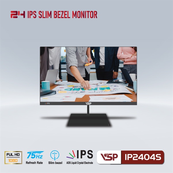 Vsp IPS Thinking 24inch edge-to-edge monitor IP2404S Black (Piece ...