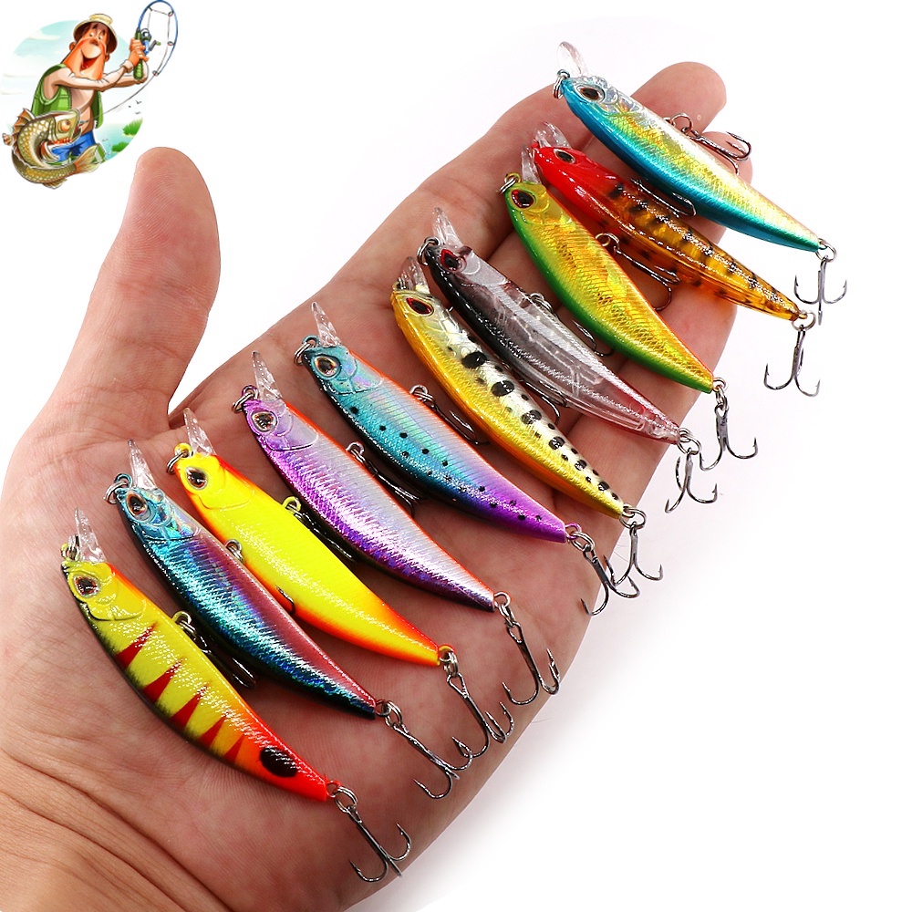 7g Sinking Minnow Bait Fishing bait set Throw Lure Hard Bait Jerk Bait