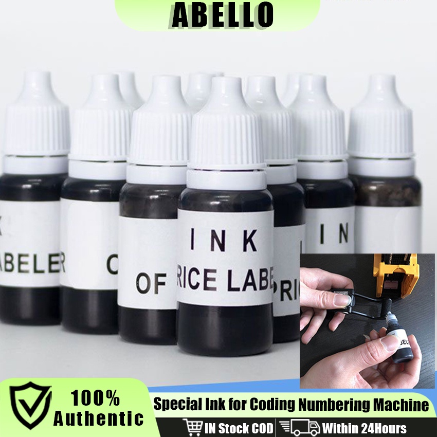 10ml Special Ink Oil Base for Price Tag Labeller Coding Numbering ...