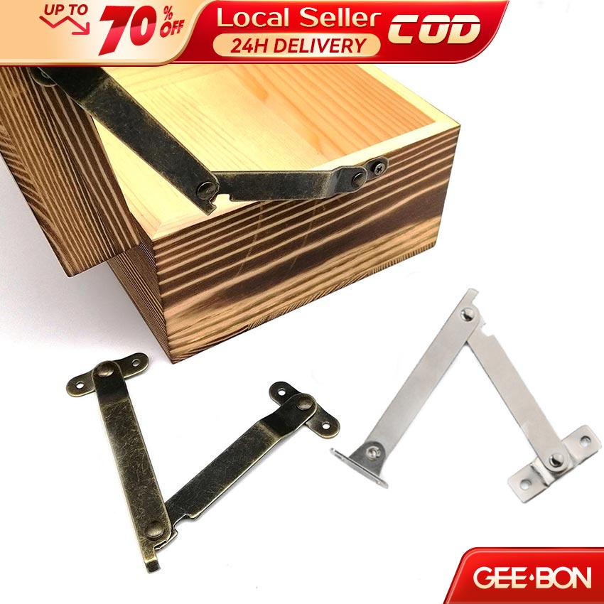 GEEBON Box Lid Support Hinge Display Stay Hinge Lid Stay