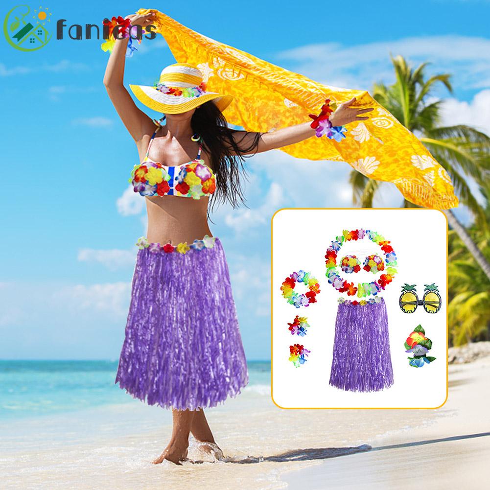 Hawaiian Hula Hula Skirt Amazon Wholesale 30CM Children Adult