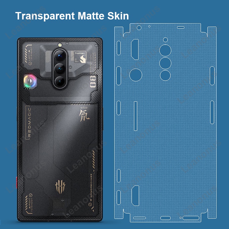 Transparent Matte and Clear Decal Skin for ZTE Nubia Red Magic 8 Pro 9 ...
