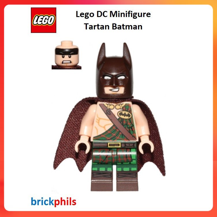 Lego DC Minifigure sh304 Tartan Batman with free sword Shopee Philippines