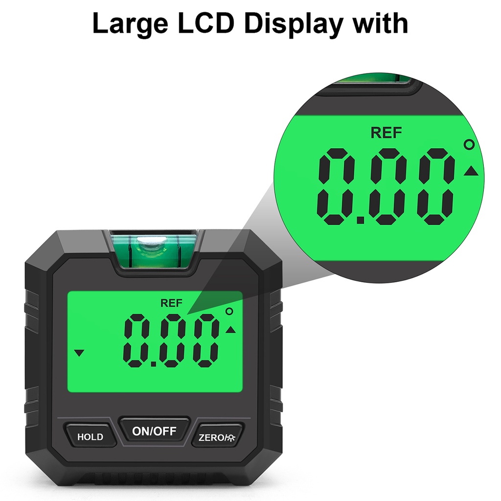 Electronic Digital Level Box Protractor High Accuracy Angle Finder ...