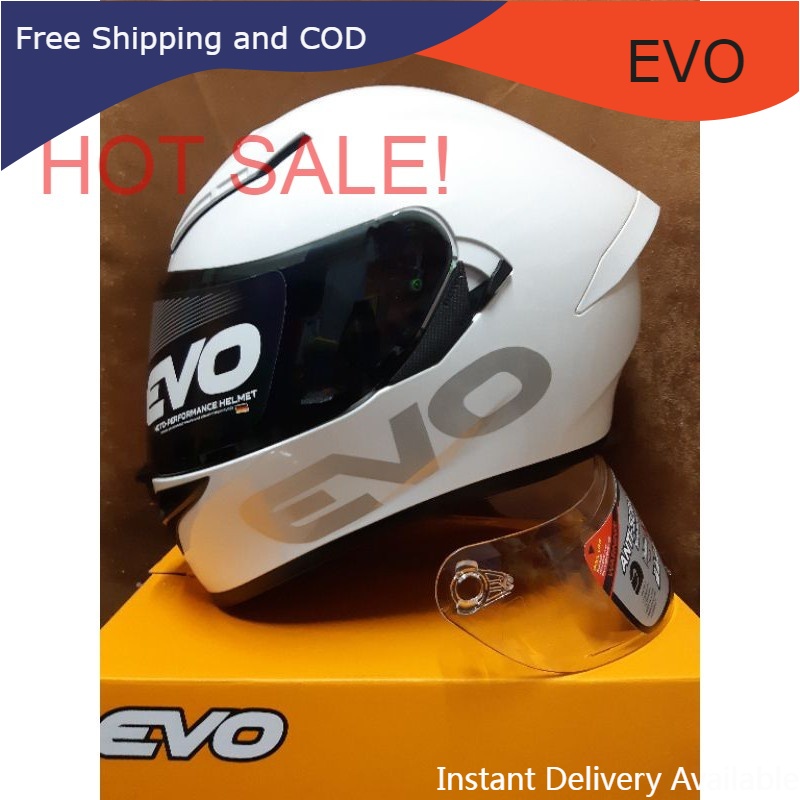 EVO HELMET GSX 3000 pearl white Shopee Philippines