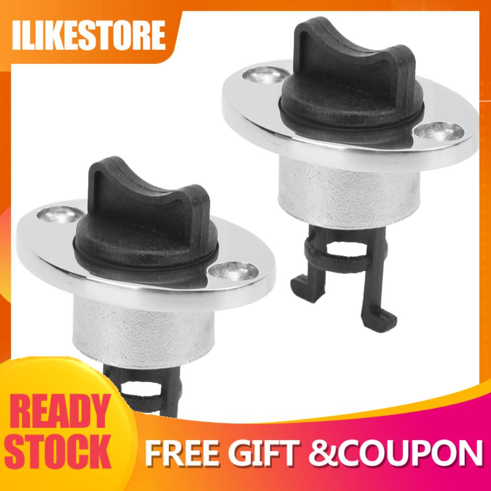Ilike Garboard Transom Boat Plug Marine Drain Plug Oval for 1inch Hole