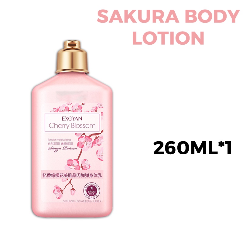 Japan Sakura Whitening Body Lotion Moisturizing and hydrating skin care