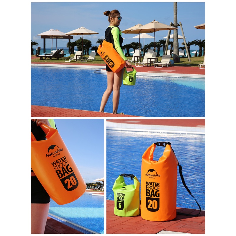 Naturehike Aqua Waterproof Dry Bag Ocean Pack 10L 20L Beach Waterproof ...
