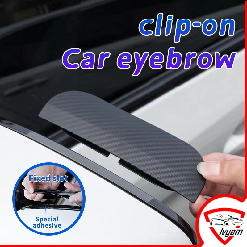 Universal Car Rearview Mirror Rain Eyebrow Rain Shield Waterproof ...