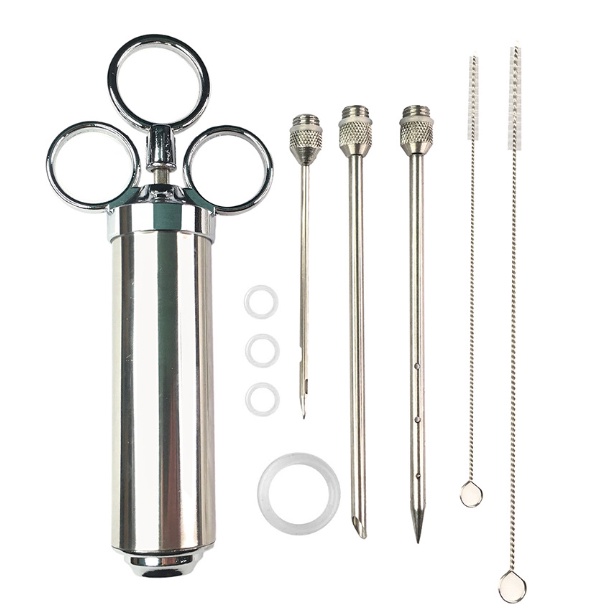 Stainless steel barbecue seasoning turkey injector turkey injector