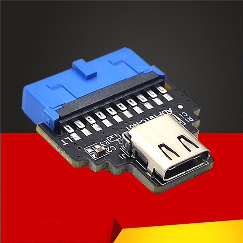 19pin To Type C Converter 19 Pin Internal Header To Usb 3132 Type C