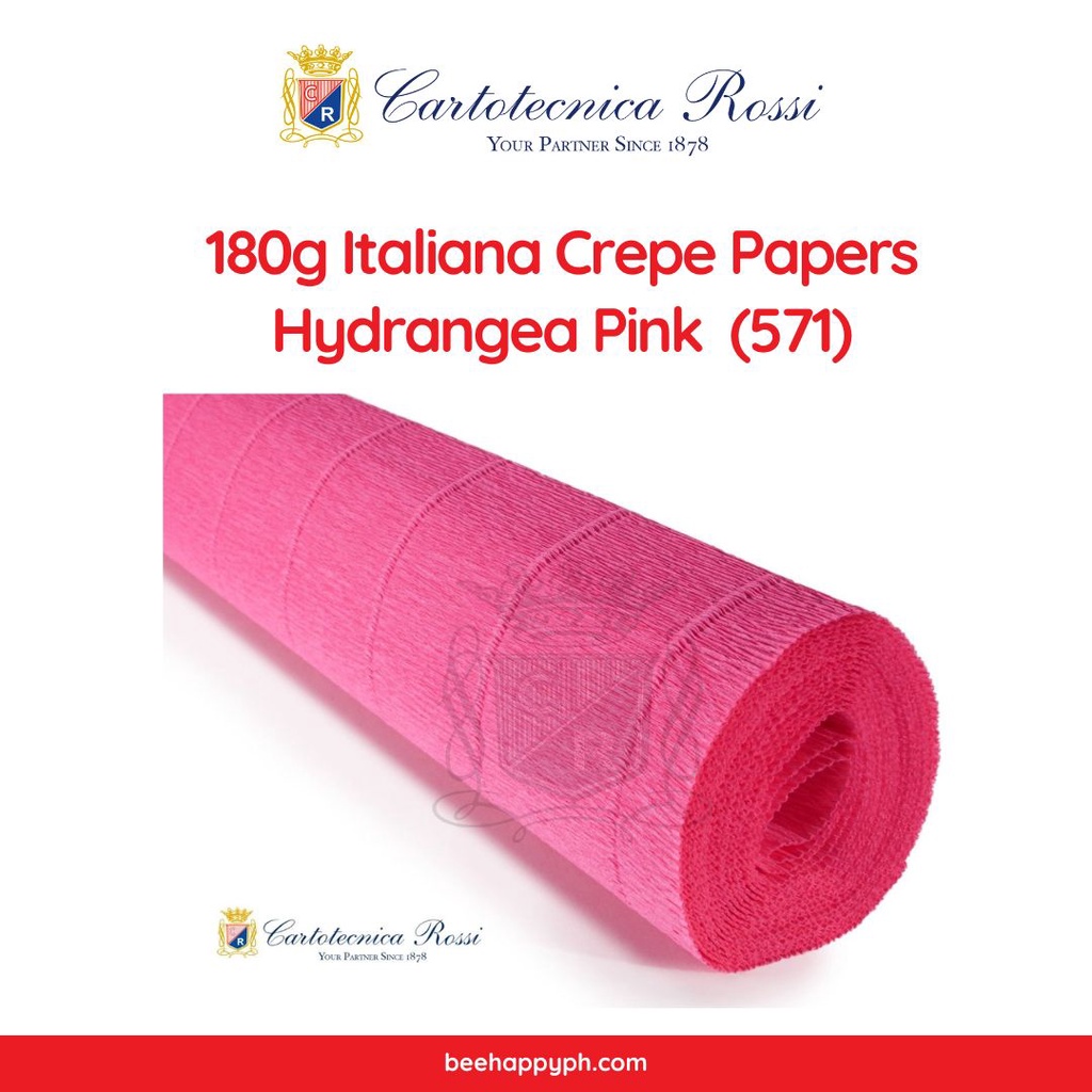 Cartotecnica Rossi Crepe Papers 180g (Purple & Pink Shades) Full Roll ...