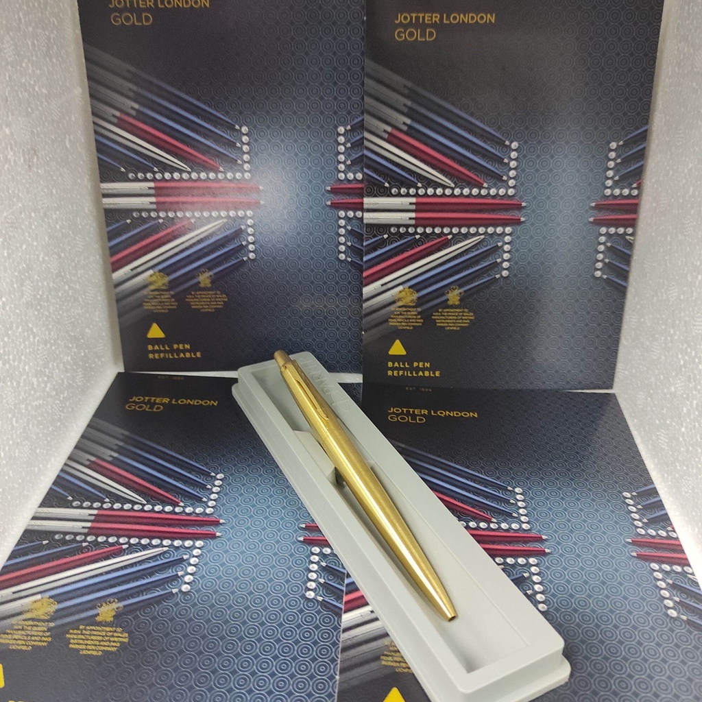 Buy Parker Jotter Standard Ball Pen With Gold Trim Online In India - Foto 9