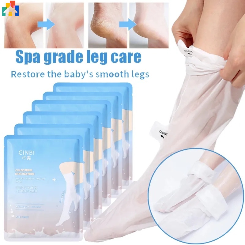 1Pair Professional Efficient Exfoliating Long Foot Masks Pedicure Mask