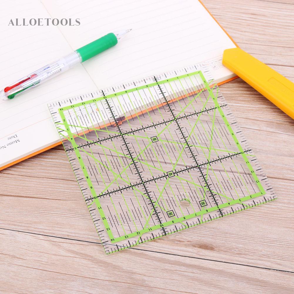 DIY Fabric Cutting Ruler Square Patchwork Cloth Ruler Multi-Purpose ...