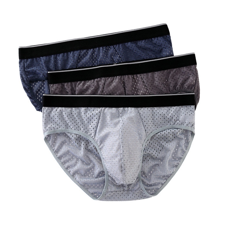 1Pcs Men's Underwear Large Size Men Panties Ice Silk Soft Comfortable