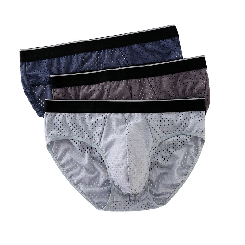 1Pcs Men's Underwear Large Size Men Panties Ice Silk Soft Comfortable ...