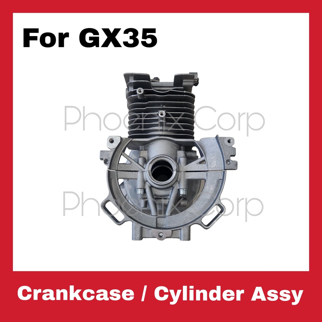 Gx35 Cylinder With Cylinder Block Assy For Honda Grass Cutter Brush Cutter Spare Parts Shopee