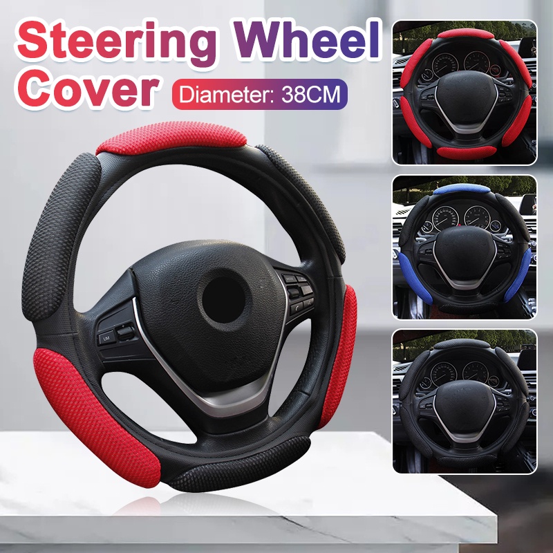 Universal Car Steering Wheel Cover Anti-Slip Steering Wheel Protector ...