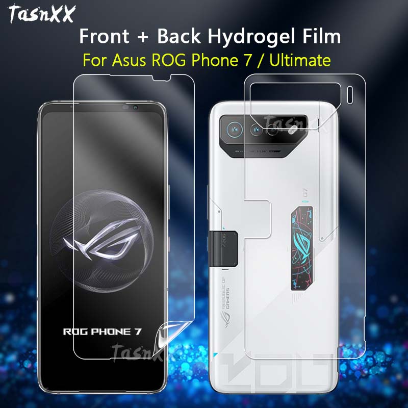 2in1 Front / Back Screen Protector For Asus Rog Phone 7 Pro Ultimate ...