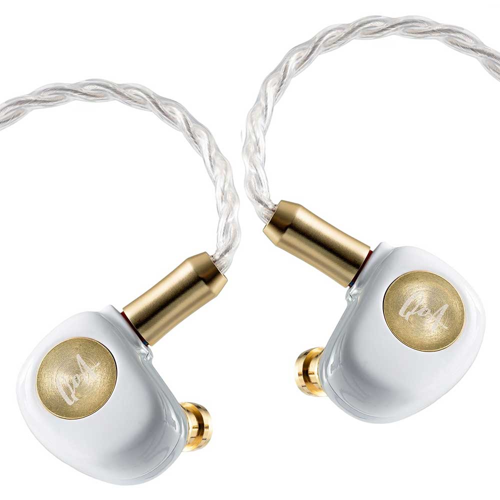 QoA Gimlet Earphone 10mm LCP Dynamic Driver 4-core OFC Silver Plated In ...