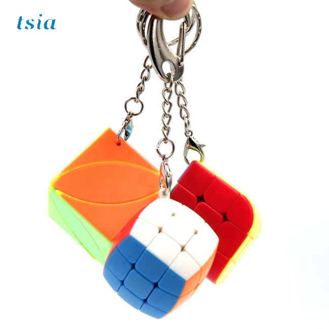 G7 Fanxin 3x3x3 Magic Cube Keychain Stickerless Mini Ivy Cube Pendent ...