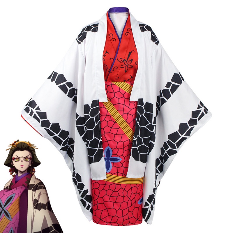 Demon Slayer Daki Cosplay Kimono Outfit Upper Moon 6 Sixth Women's ...