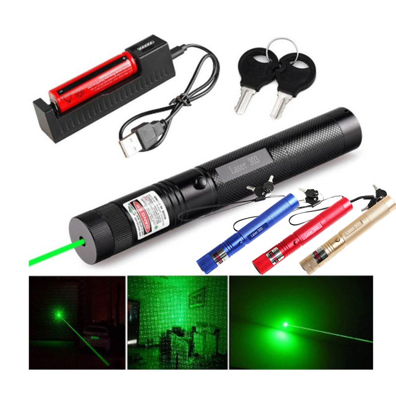 USB Laser303 Rechargeable starry sky Laser flashlight Sales laser