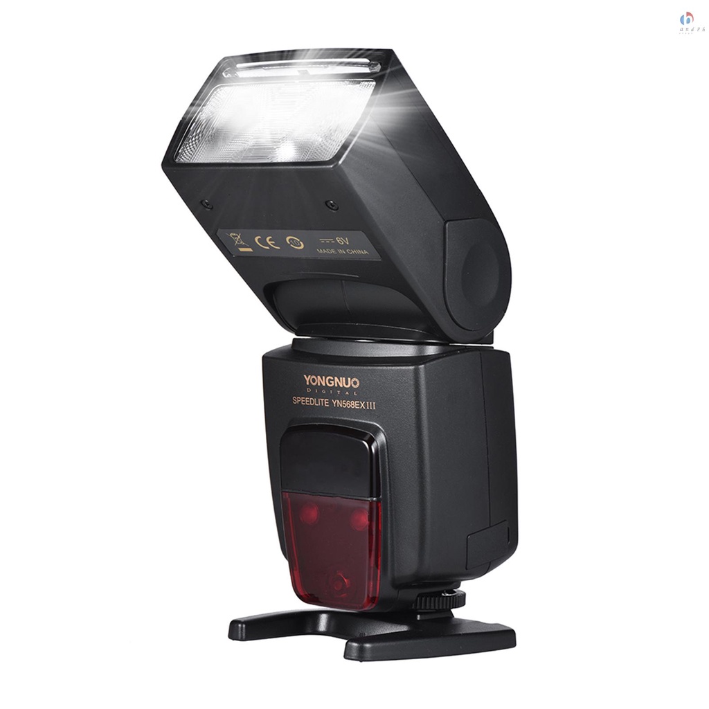 Flash Speedlite Yongnuo YN568EX III Para Canon - TTL, Sincronización Alta Velocidad (HSS), Inalámbrico, Con Estuche