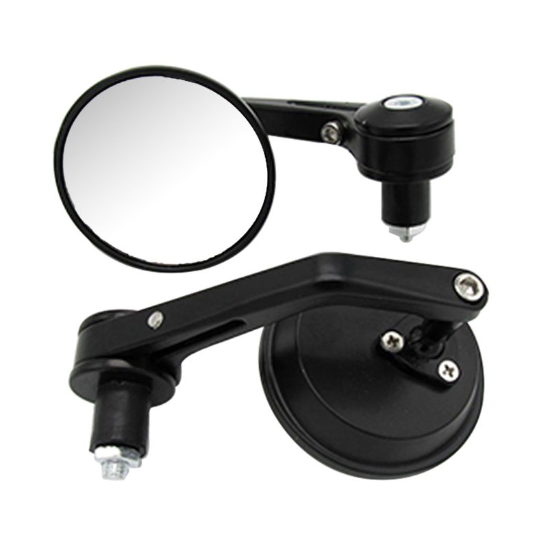 EDB* 7 8 Hand Bar Rear View Mirrors Round End Side Mirrors Motorcycle