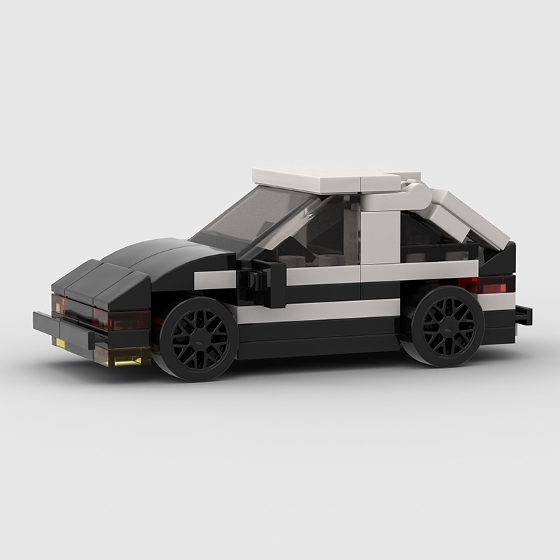 MOC Movie Initial D Mini AE86 Super Racing Cars Building Blocks Bricks ...