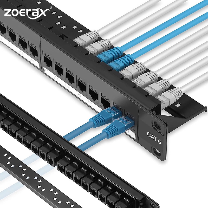 Zoerax Patch Panel Port Cat Cat A Cat With Inline Keystone G Rj Coupler Patch Panel