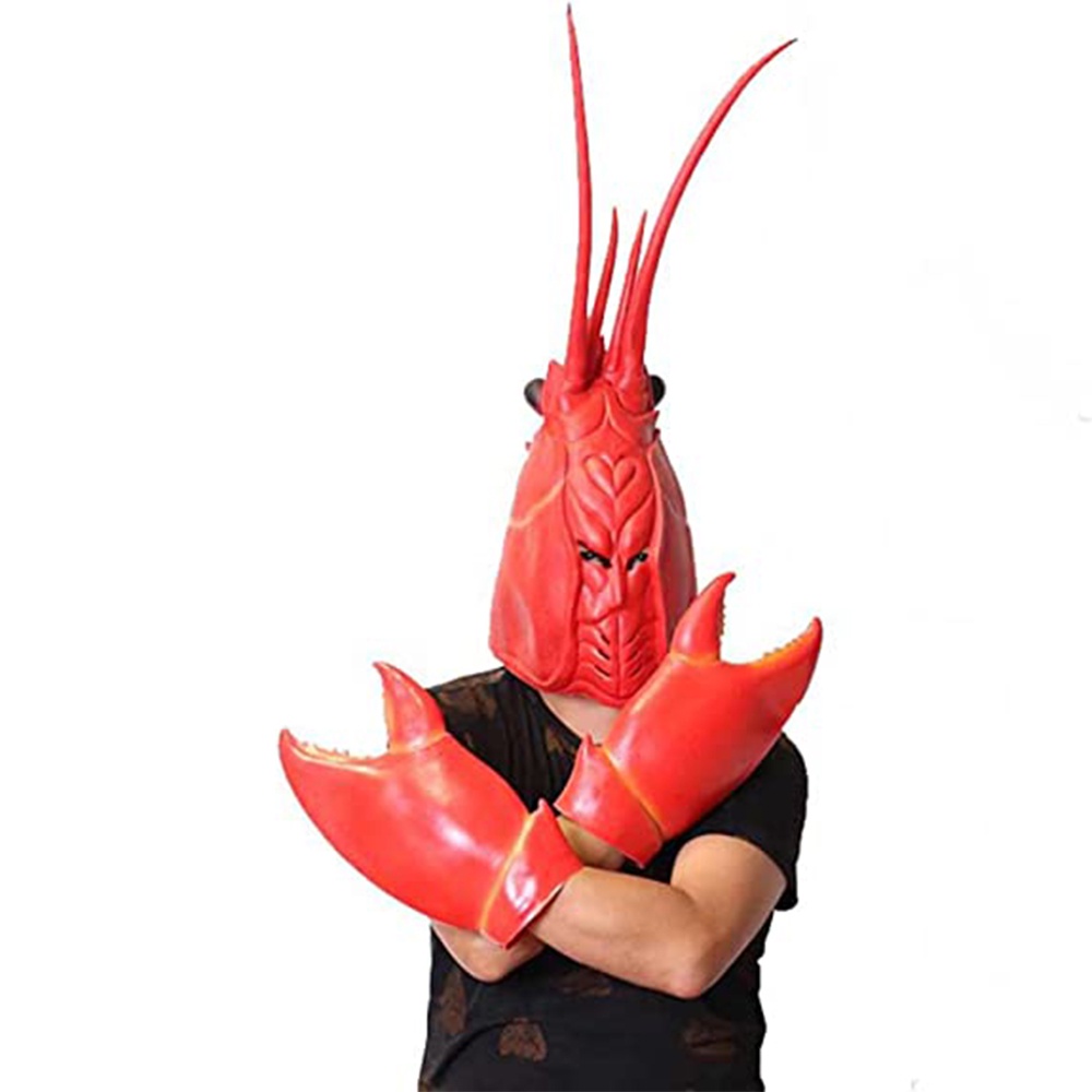 Funny Lobster Crab Claws Gloves Hands Weapon Props Halloween Cosplay