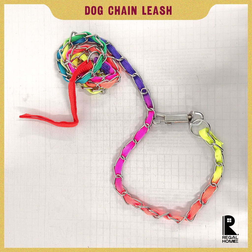 Dog Chain Leash Stainless Steel Dog Chain Dog Leash | Shopee Philippines