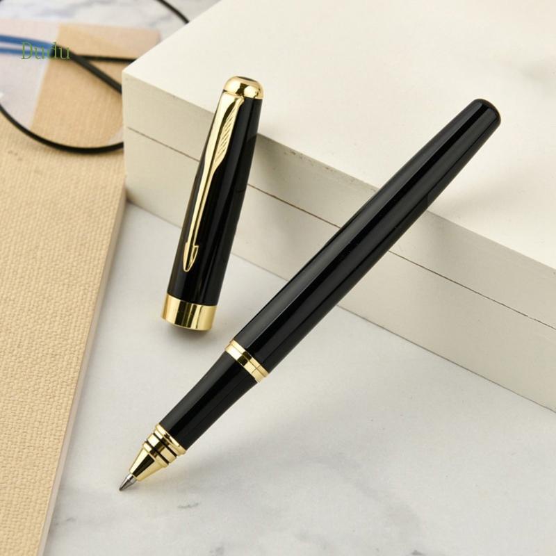 Dudu Luxury Metal Signature Ballpoint Pen Black Ink Business Writing ...