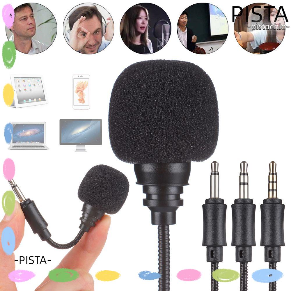 PISTA Mini Jack Microphone 3.5 mm Noise Cancelling Megaphone Mobile
