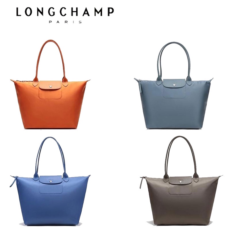 Longchamp authentic tote bag waterproof nylon foldable shopping bag ...