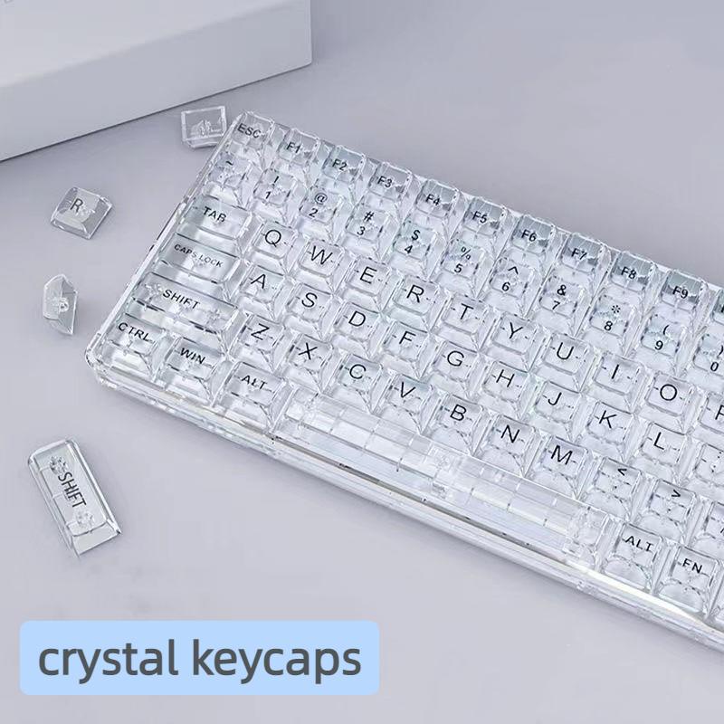 Keycaps Clear Transparent Keycap Shine Through Keycap For Mechanical ...