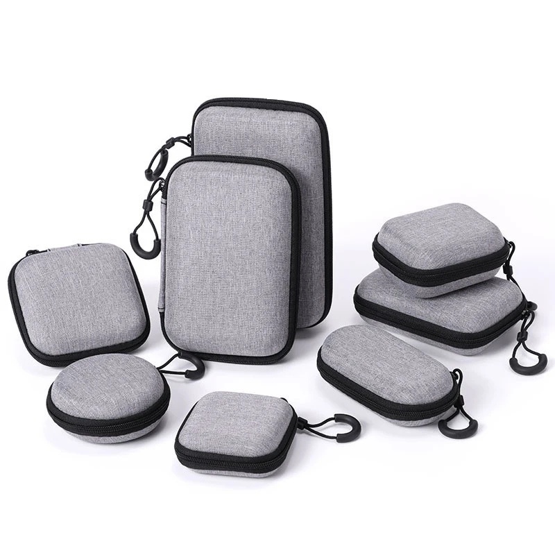 Multifunctional Creative Earphone Storage Box Hard Shell Data Cable ...