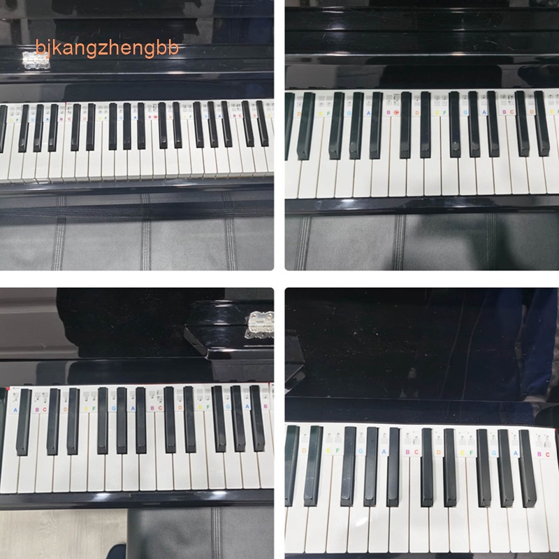 bjkangzheng Removable Piano Keyboard Note Labels Without Sticking, 2 in
